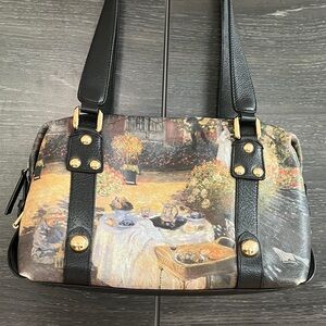 ICON Los Angeles Painted Leather Depicts Luncheon of the Boating Party by Renoir